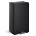 mVm 10.6 Gallon Heavy Duty Step Trash Can with Lid, Foldable Foot Pedal Bin for Kitchen Office