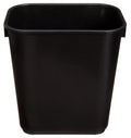 Amazon Basics Small Trash Can, Rectangular Commercial Office Wastebasket, 3 Gallon (Pack Of 2)