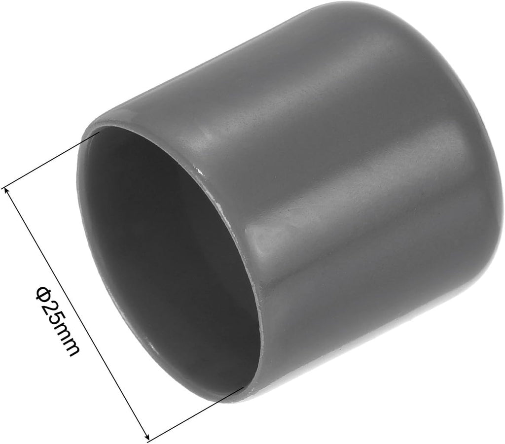 uxcell 20pcs Rubber End Caps 25mm(1") ID Vinyl PVC Round Tube Bolt Cap Cover Screw Thread