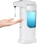 Automatic Soap Dispenser 400ml/13.5oz,Clear High Capacity Touchless with Infrared Sensor,HandsFree