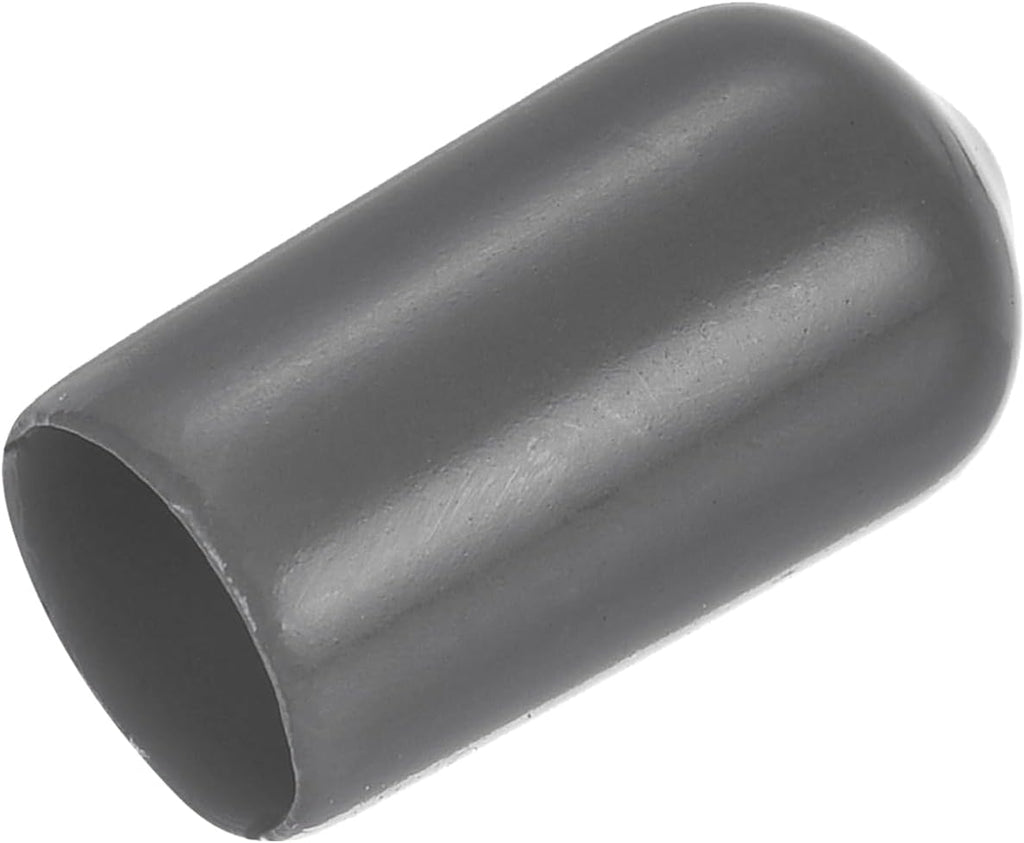 uxcell 20pcs Rubber End Caps 8mm ID Vinyl PVC Round Tube Bolt Cap Cover Screw Thread Protectors