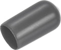 uxcell 20pcs Rubber End Caps 8mm ID Vinyl PVC Round Tube Bolt Cap Cover Screw Thread Protectors