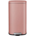 AthLike Trash Can, Stainless Steel Kitchen Garbage Can, Step Waste Bin with Hinged Lid and