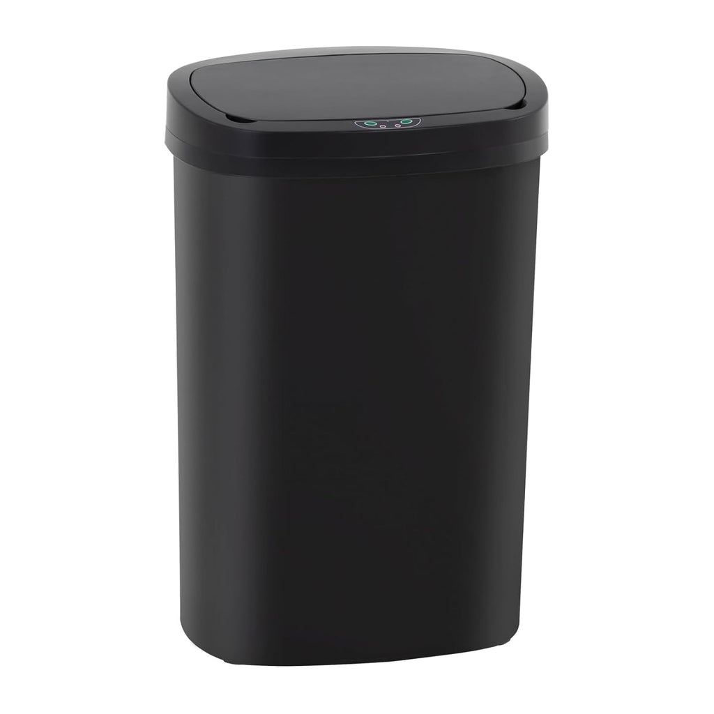 Automatic Motion Sensor Bathroom Trash Can with Lid, 13 Gallon Touchless Trash Bin, Smart Dog Proof