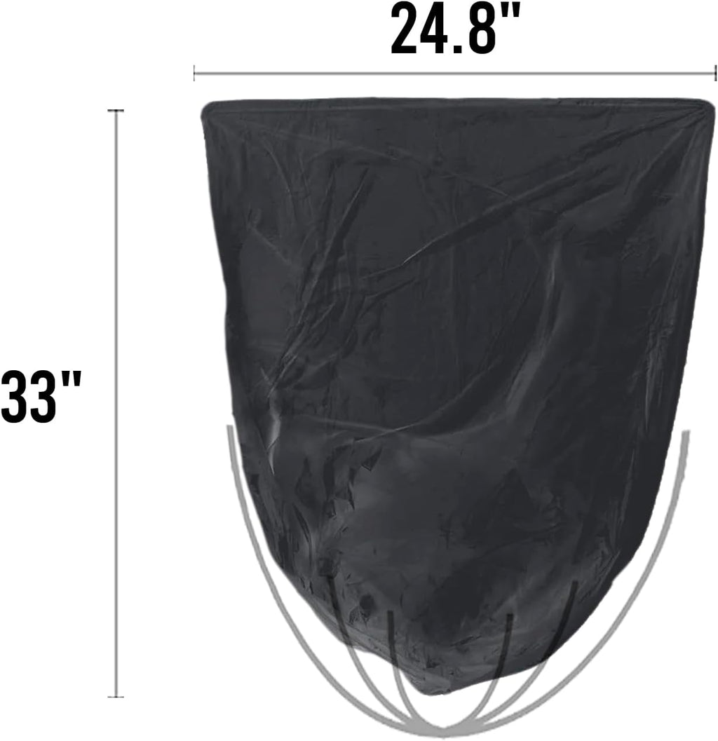 13 Gallon Trash Bags, 100 Count Black Tall Kitchen Garbage bags, Multi-purpose Trash Can Bin Liners