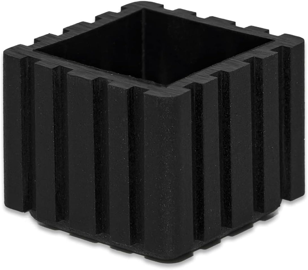 Flyshop Anti-Skid Non-Marking Synthetic Rubbr Patio Chair Table Leg Caps Square Furniture Covers