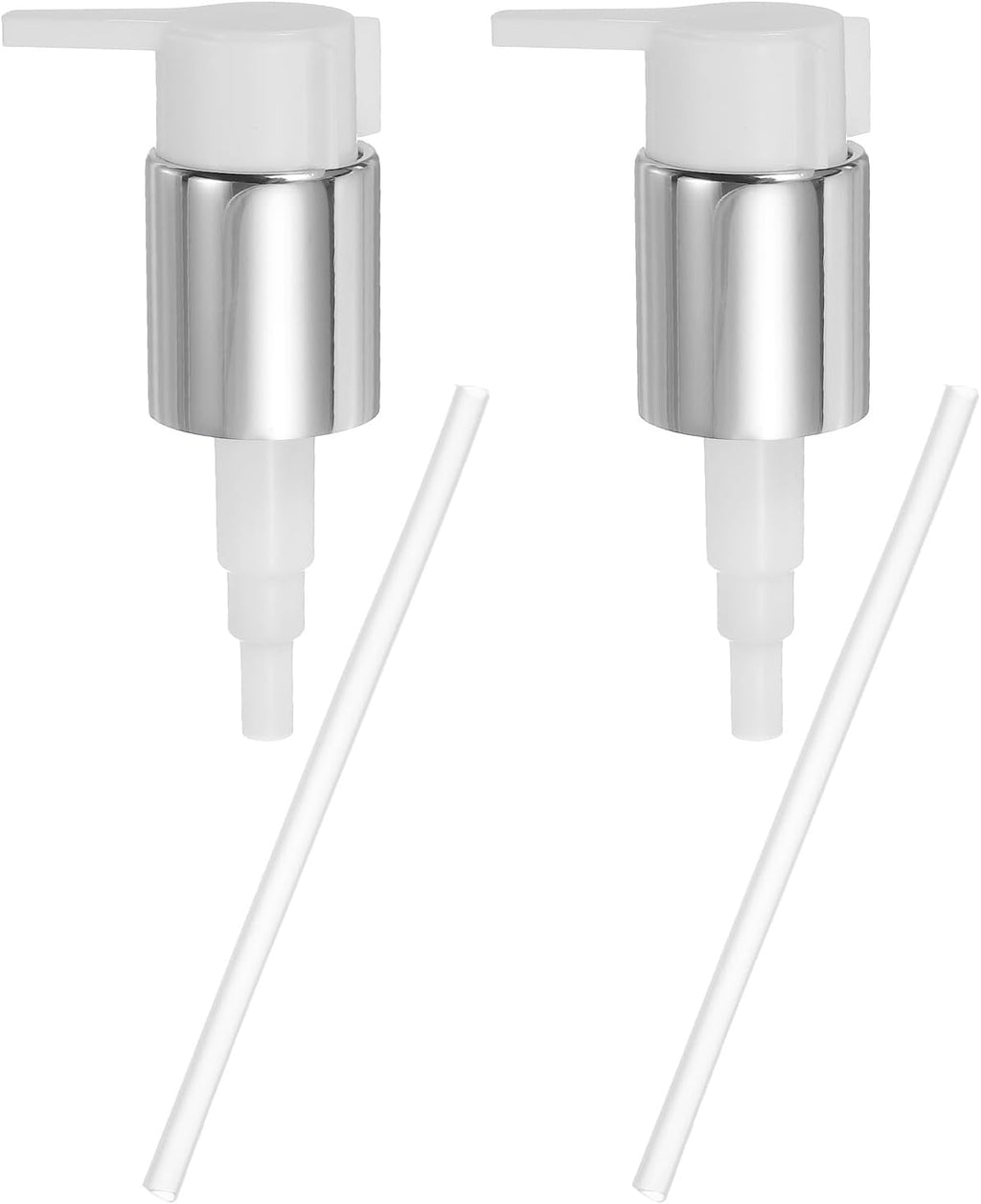 uxcell 2 Pcs Soap Dispenser Pump Heads, Hand Soap Dispensers Top Pumps Replacement Clip-on Pumphead