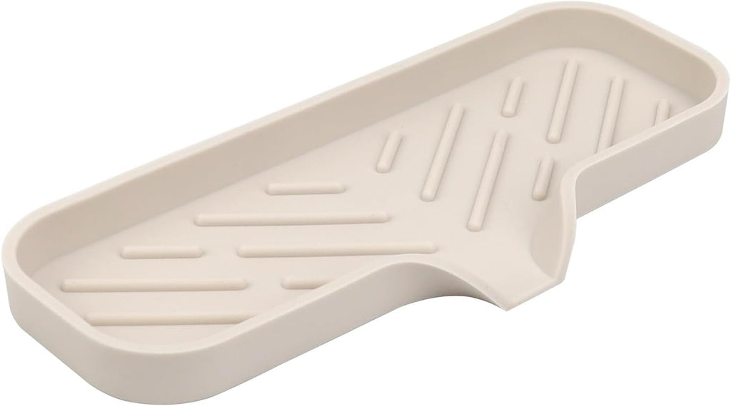 YASMEN Silicone Bathroom Soap Dishes, Sink Sponge Holder for Kitchen, Rubber Soap Dish with Drain