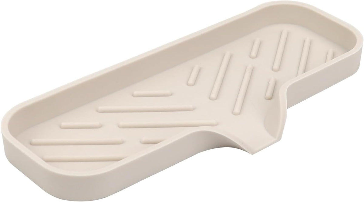 YASMEN Silicone Bathroom Soap Dishes, Sink Sponge Holder for Kitchen, Rubber Soap Dish with Drain