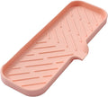 Silicone Bathroom Soap Dishes with Drain Spout-Bathroom and Kitchen Sink Organizer,Sponge