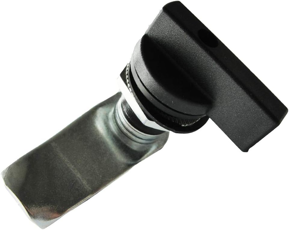 WJSKDQ 4PCS Thumb Operated Offset Thumb Cam Lock Black Cam Lock