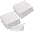 SEVENWELL 100pcs Jewelry Cleaning Cloth White Polishing Cloth for Sterling Silver Gold Platinum