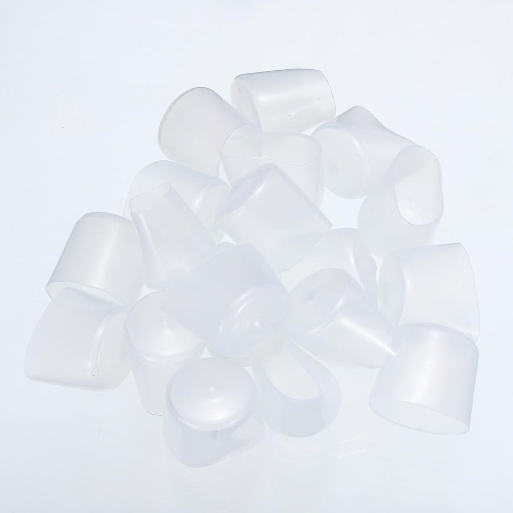 uxcell 20pcs Rubber End Caps 25mm(1") ID Vinyl PVC Round Tube Bolt Cap Cover Screw Thread