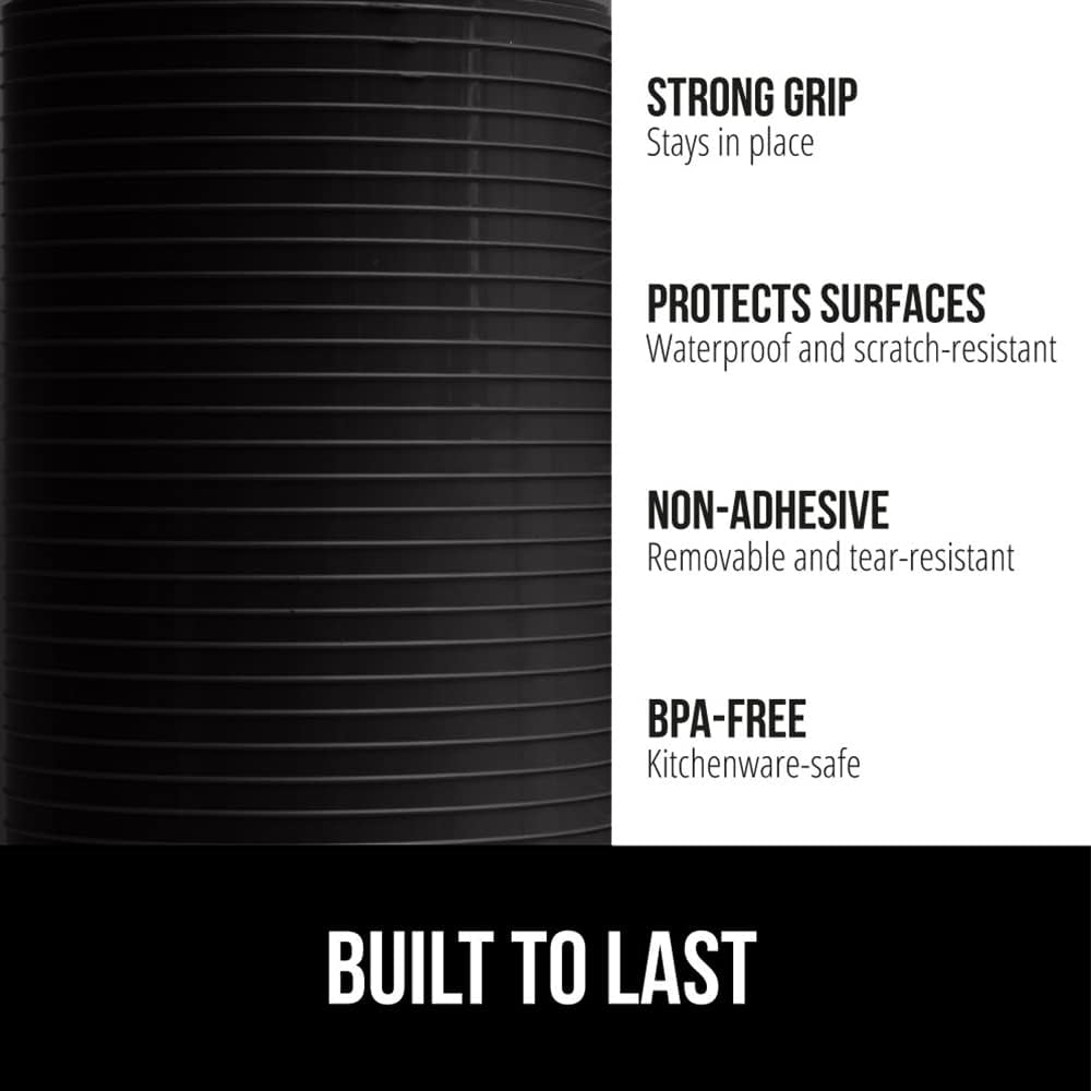 GORILLA GRIP DuraGuard Shelf Liner, 20x30 Non-Adhesive Cabinet Liners for Kitchen Drawers, Shelves