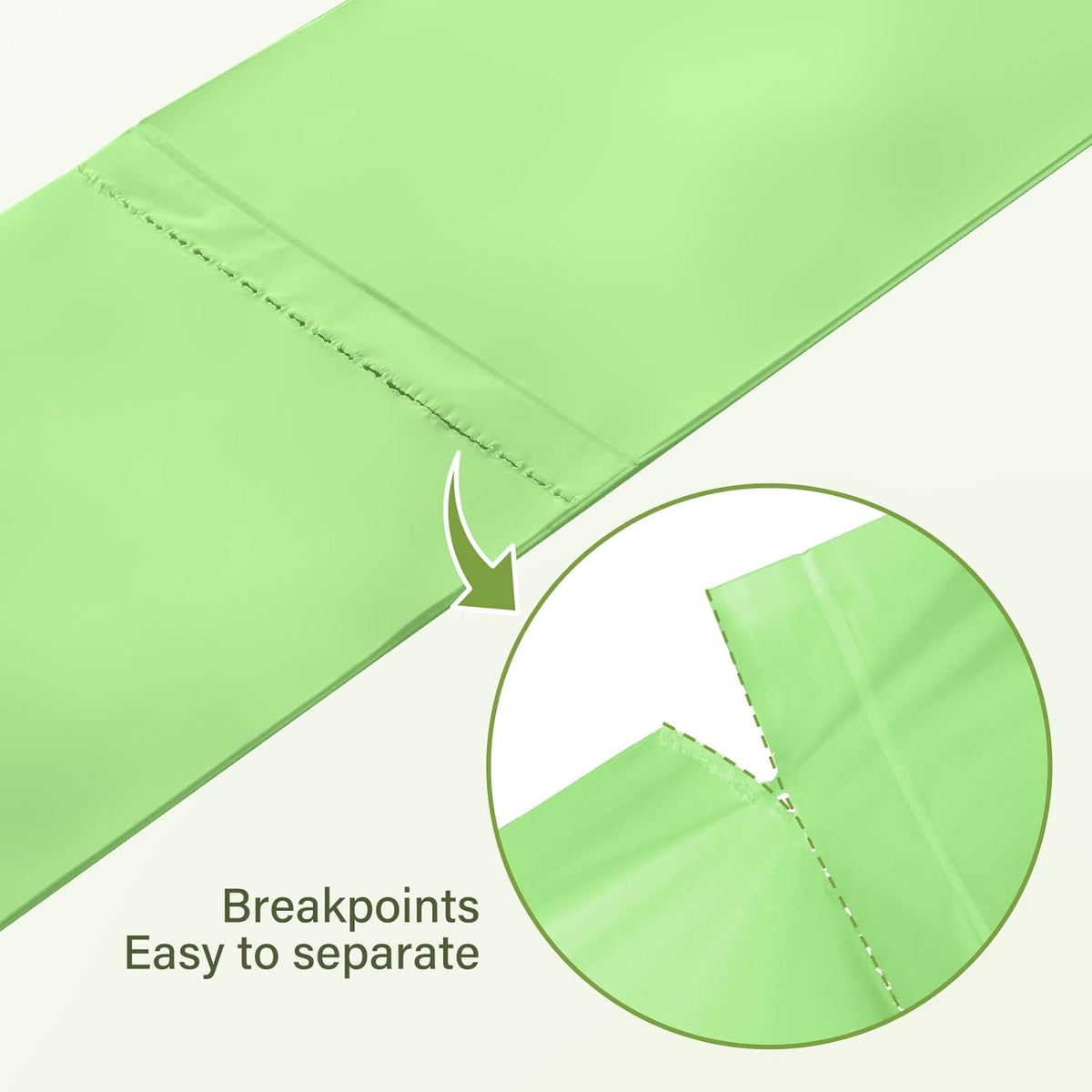 13 Gallon Trash Bags Compostable Compost Large Garbage Bag Extra Thick 1.1 Mil for Kitchen Bathroom