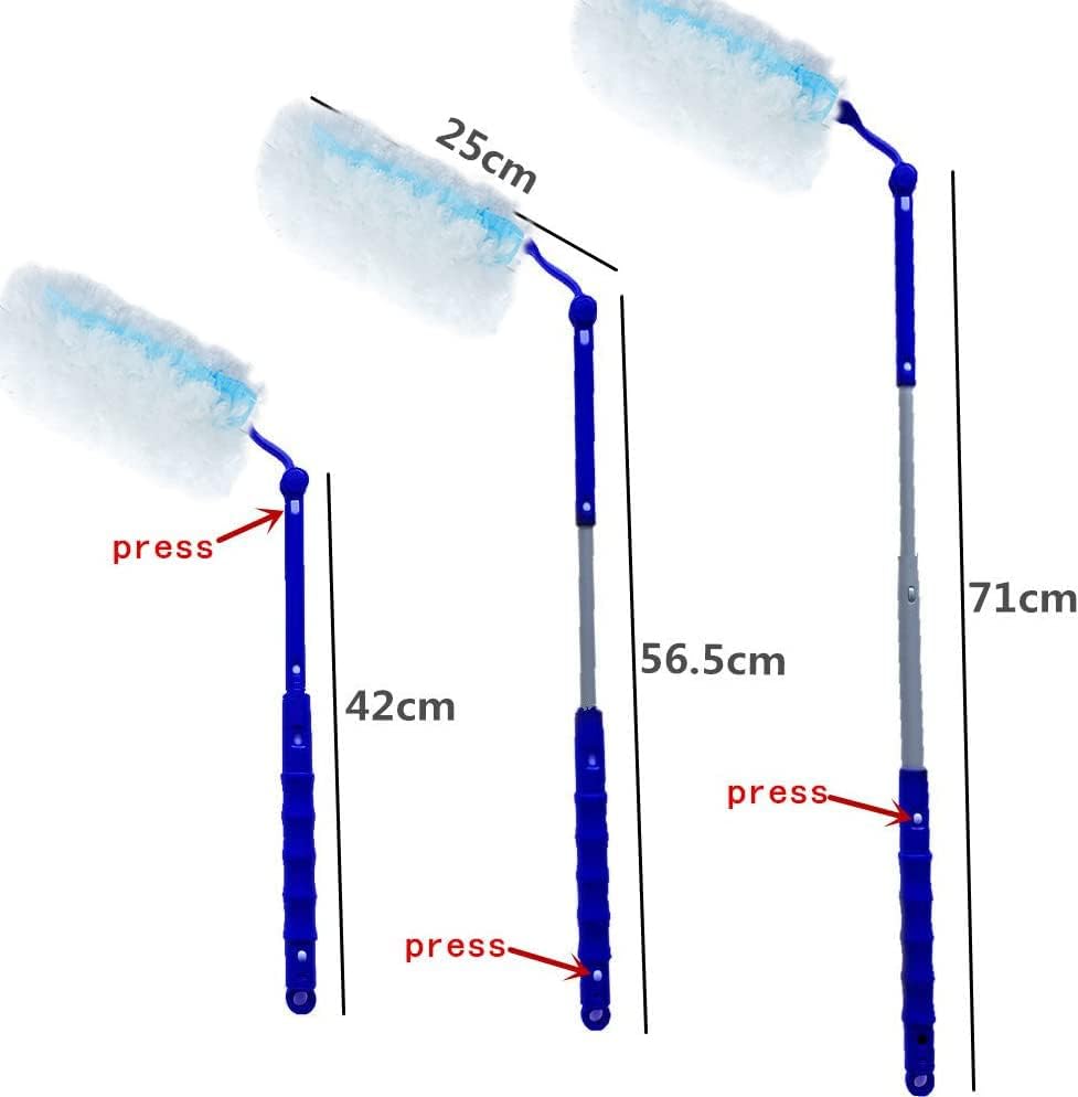 360 Degree Dusters Multi Surface Duster Refills Kit Extender Handle (1 Long Handle to + 1 Short