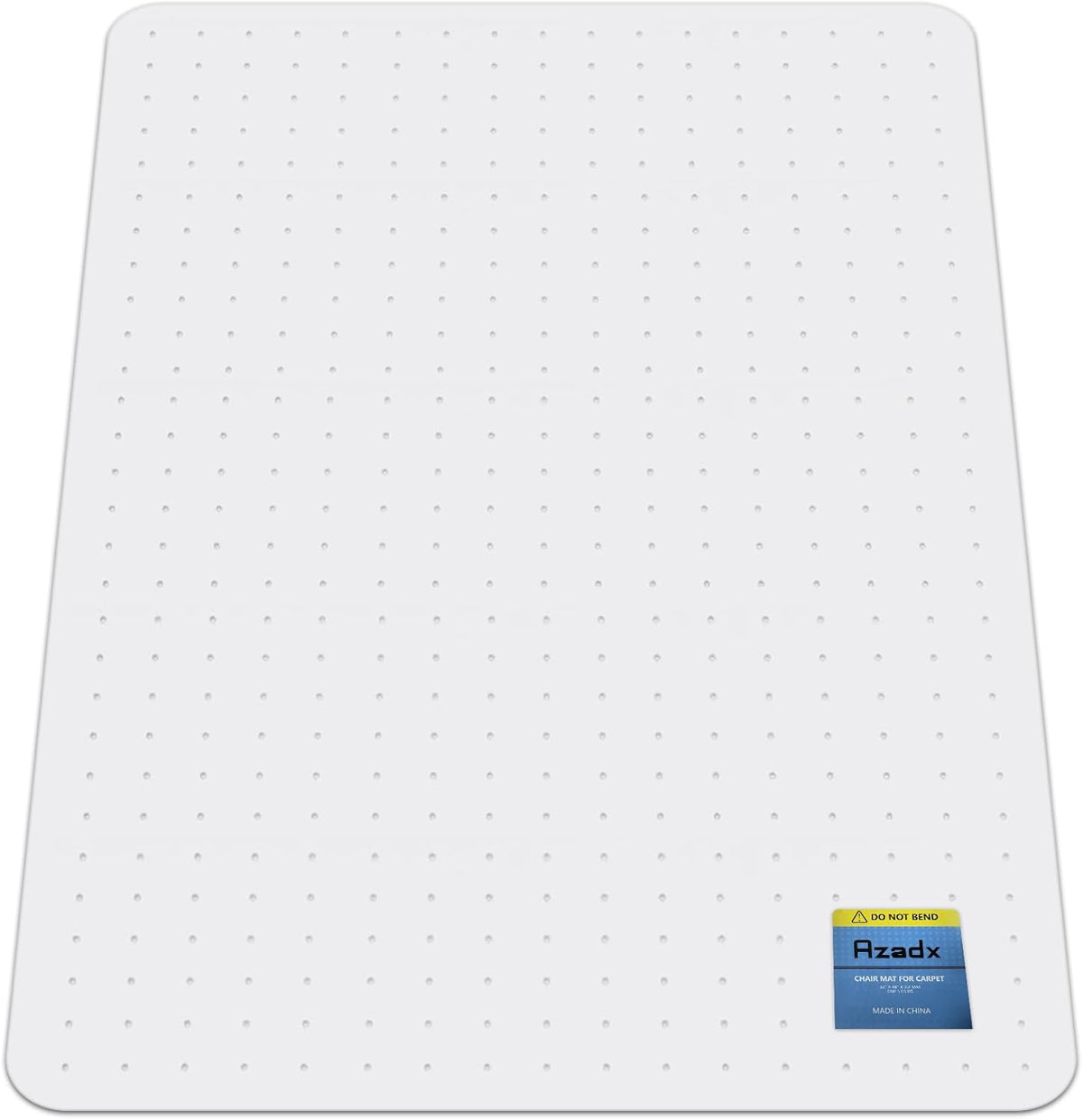 Azadx Heavy Duty Office Chair Mat for Carpet 32" x 48" Hard Material Chair Mat for Carpeted Floor