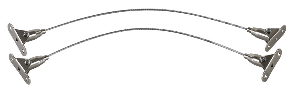 Mount-It! Furniture Anti-Tip Anchor - Steel Child Safety Straps | Secure Wall Anchors for