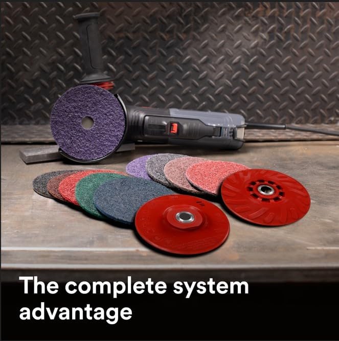 3M Electric Angle Grinder, 11131, VS, 6 in Paddle Switch, 13-Amp, 120V, for Cutting, Grinding