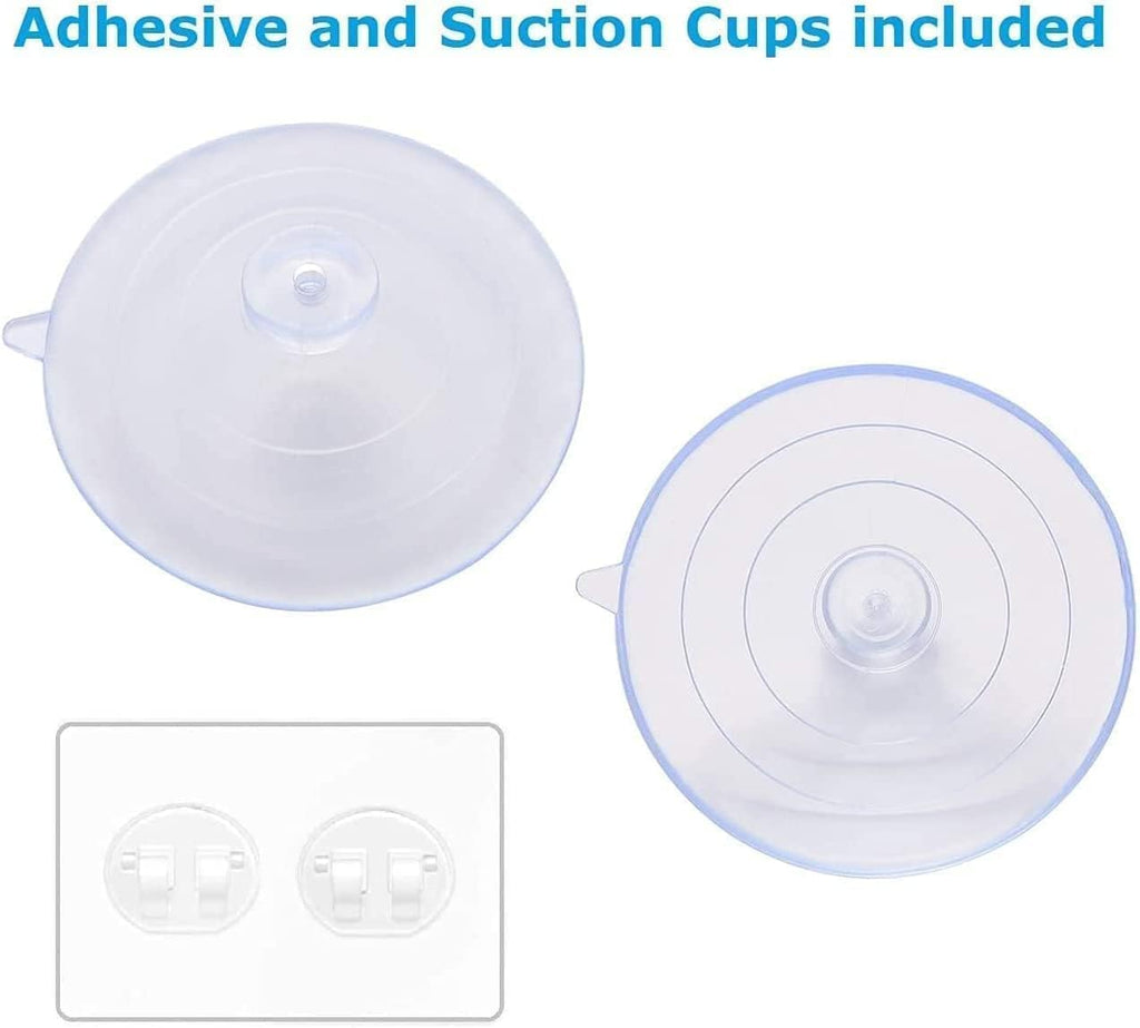 Sink Caddy Sponge Holder for Kitchen Sink Dish Cloth Hanger 2 Suspension Options(Suction Cups and