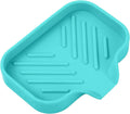 Silicone Bathroom Soap Dishes with Drain Spout-Bathroom and Kitchen Sink Organizer,Sponge