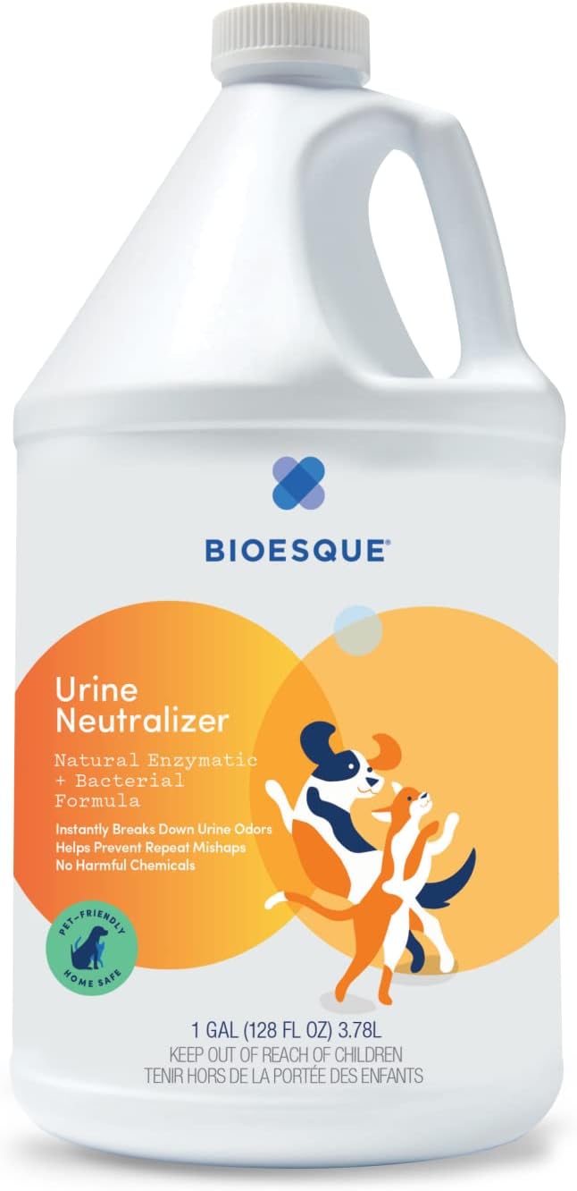 Bioesque Urine Neutralizer, Pet-Friendly Natural Enzymatic & Bacterial Formula, Instantly Breaks
