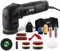 SPTA Mini Orbital Polisher - 3 Inch 10mm/780W Variable Speed Dual Action With Polishing Pads