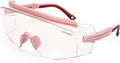 UKNOW Safety Goggles Over Glasses, Safety Glasses Anti Fog Wraparound Eye Protection, Protective