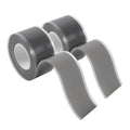Self Fusing Silicone Tape 2 Rolls 1 in x 10' Grey Waterproof Rescue Tape Rubber Leak Silicone