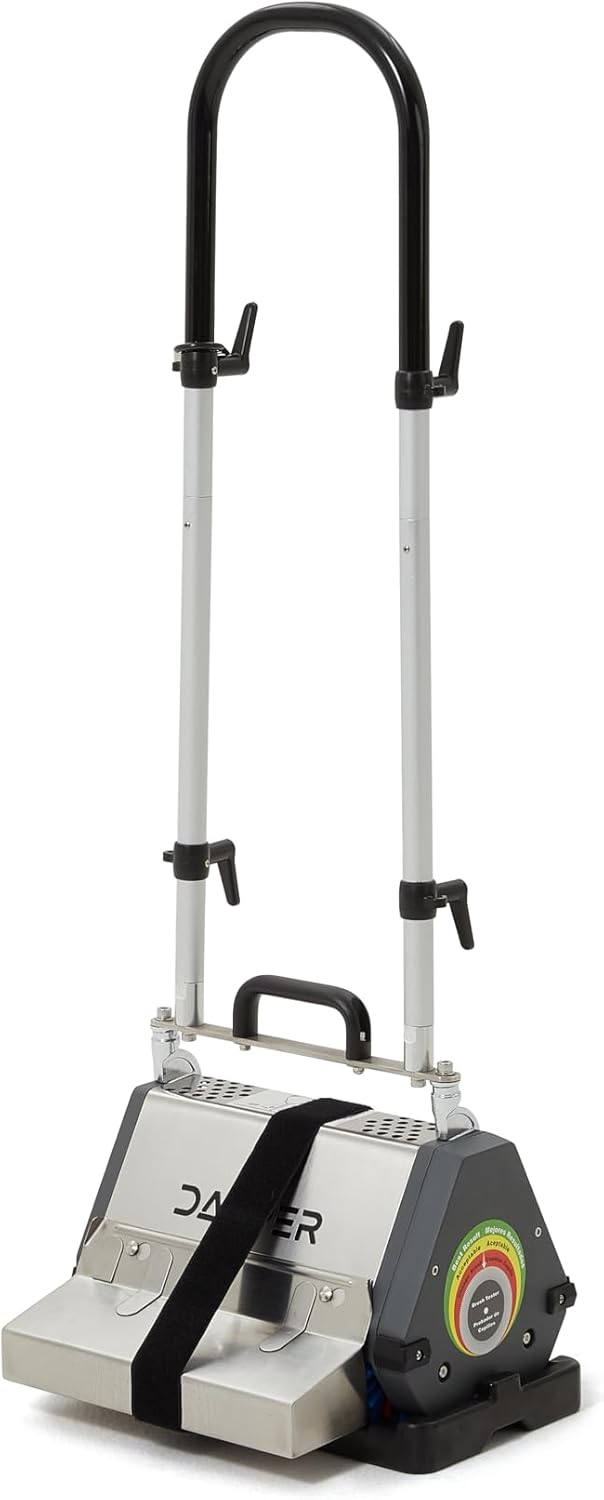 14" Counter-Rotating Brush (CRB) Carpet & Hard Floor Cleaning Machine – 450 RPM, Quiet 53 dBA