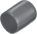 uxcell 20pcs Rubber End Caps 14.5mm ID Vinyl Round Tube Bolt Cap Cover Thread Protectors Dark Grey