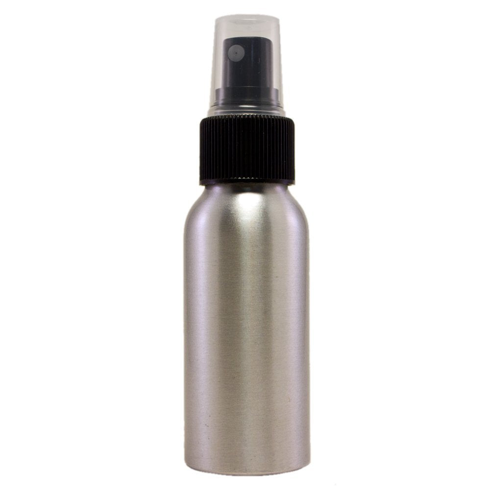 2 fl oz Aluminum Bottle with Black Spray Cap (Single)