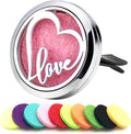 Essential Oil Car Diffuser Vent Clips Christmas Air Freshener Car Accessories for Women with 10