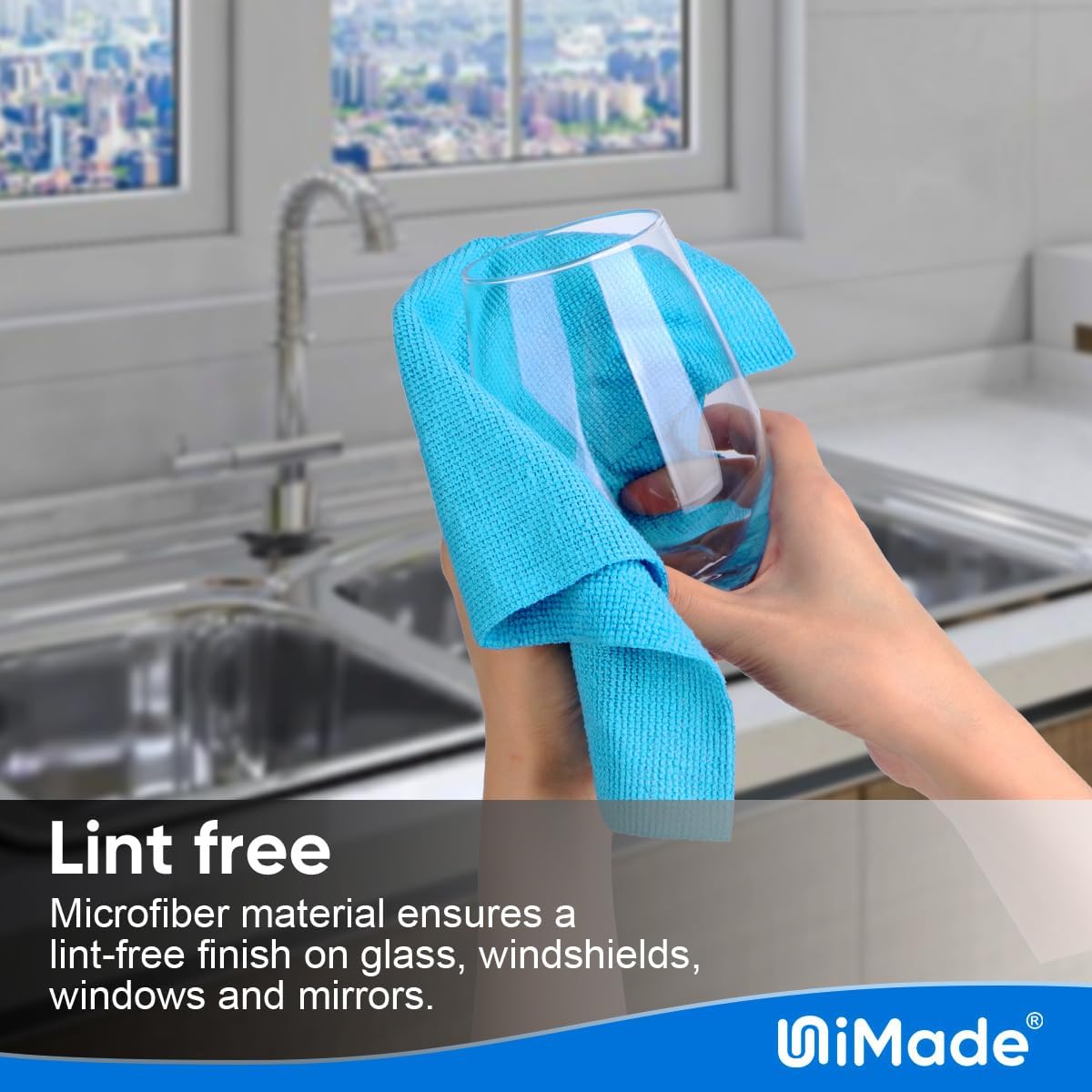 Microfiber Cleaning Cloth, 150PK Reusable Shop Rags Bulk Microfiber Cleansing Cloth Lint Free