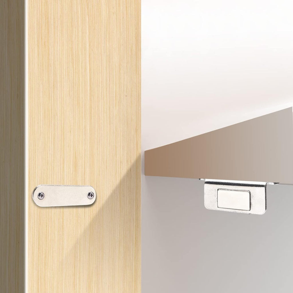 Cabinet Magnets Mousike Adhesive Strong Magnetic Door Catch Stainless Steel Kitchen Magnetic Latch
