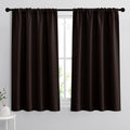 RYB HOME Bedroom Blackout Curtains - Thermal Insulated Noise Reducing Room Darkening Curtains