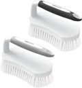 Amazer Scrub Brush for Cleaning Comfort Grip Bathtub Scrubber Stiff Bristles with Handle Heavy Duty