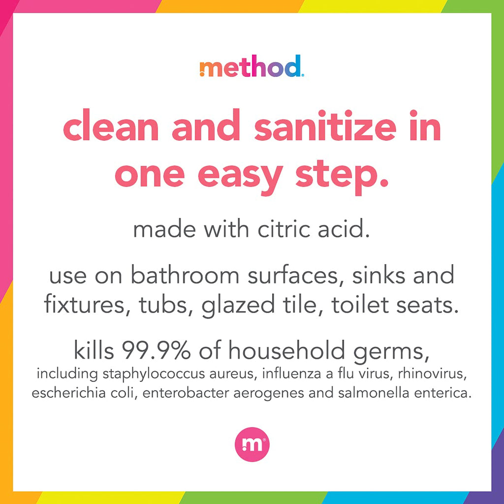 method Antibacterial Bathroom Cleaner, Spearmint, 28 fl oz