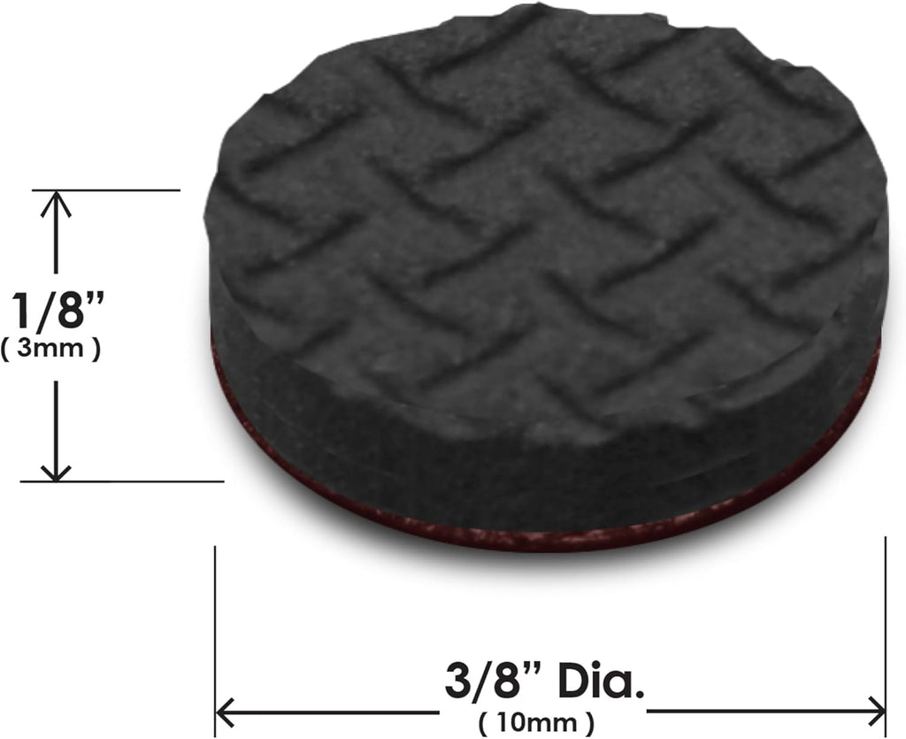 Slipstick GorillaBumperPads Premium Cabinet Door Bumpers 3/8” Round Non Slip Pads, Cabinet