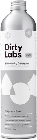 Dirty Labs | Scent Free | Bio Enzyme Liquid Laundry Detergent | 80 Loads (21.6 fl oz) |