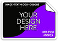 5-1000 Custom Vinyl Stickers - Upload Your own Image, Text, Design, Logo - Personalized Logo Labels