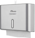 Paper Towel Dispenser Wall Mount, Adhesive No Drilling Multifold Trifold C Fold Commercial Hand