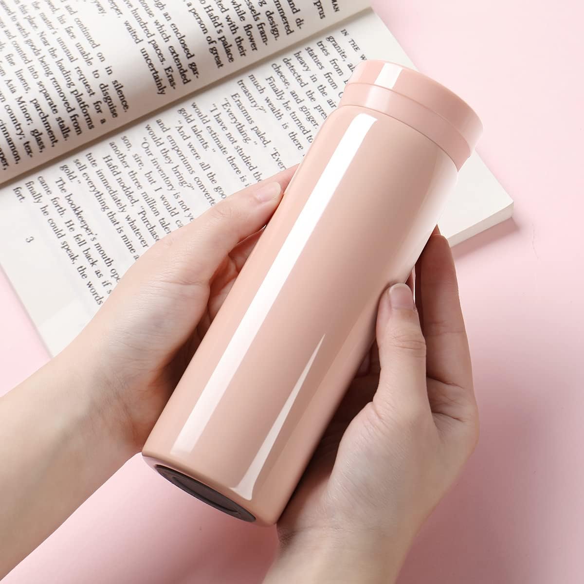 Mini Thermos Cute Water Bottle - 7 oz Tiny Insulated Vacuum 18/10 Stainless Steel Small Flask