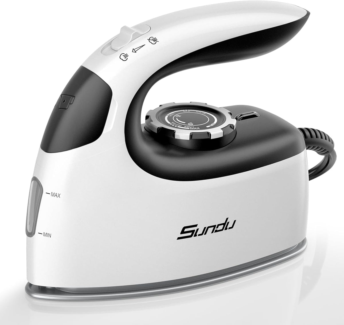 Sundu Mini Travel Iron with Steam,1000W Portable Non-Stick Soleplate Steam Small Iron for Quilting