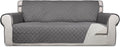PureFit Reversible Quilted Sofa Cover, Water Resistant Slipcover Furniture Protector, Washable
