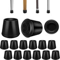7/8" Round Rubber Chair Leg Tips Caps, Chair Leg Floor Protectors, Non-Slip Chairs Legs Caps, Stool