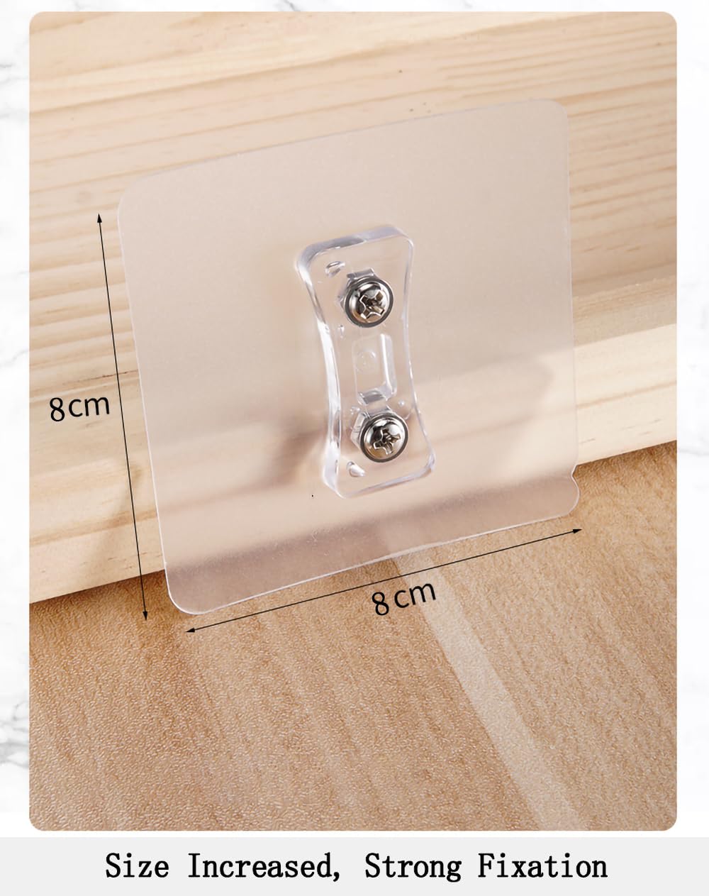 Furniture Anchors 4 Pairs No Drill Heavy Duty Anchors Fridge Lock Adjustable Self-Adhesive Safety