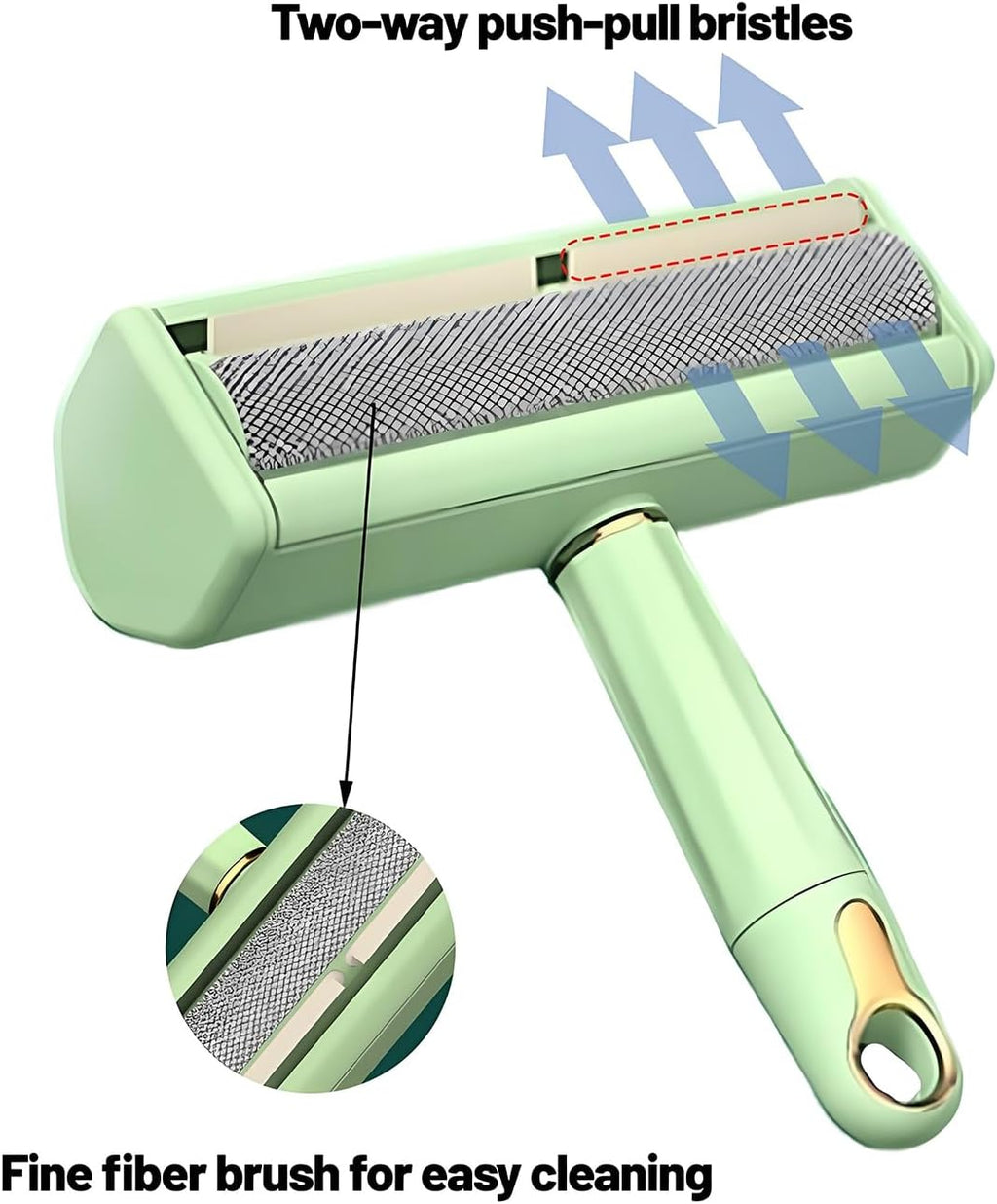 Pet Hair Remover Lint Roller - Washable Reusable, Static Adsorption for Cat Dog Hair Removal On