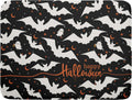 Halloween Black Bats Dish Drying Mat 16x18 Inch Happy Halloween Spooky Bat Microfiber Drying Mat