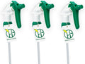 Heluva Green Spray Bottle Nozzle Replacement, Bottle Tops Only - Sprayer Nozzle Triggers for Heavy